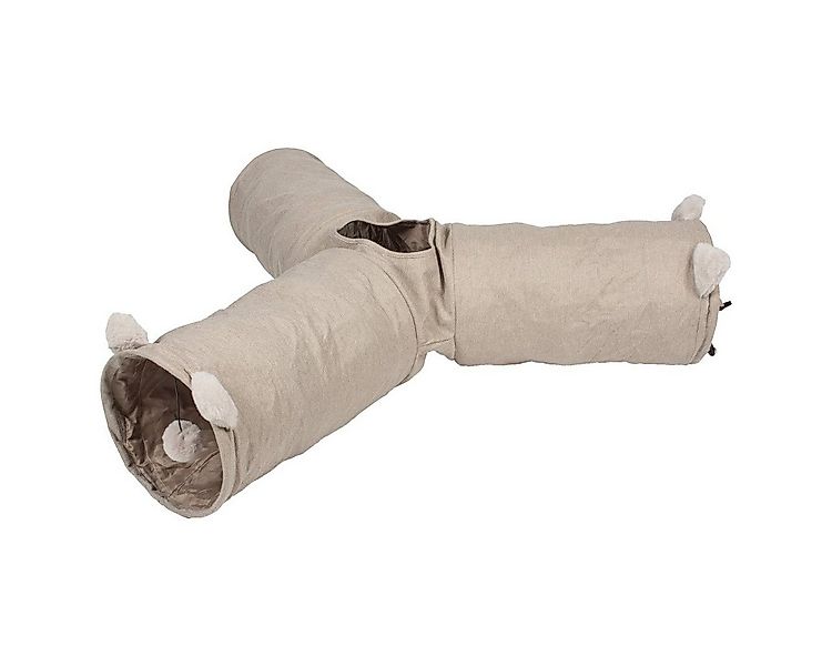 DUVO+ Tiertunnel Katzenspielzeug Spieltunnel Labyrinth Cozette beige günstig online kaufen