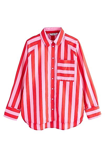 Next Langarmhemd Oversize-Langarmshirt aus Baumwolle, Kurzgröße günstig online kaufen