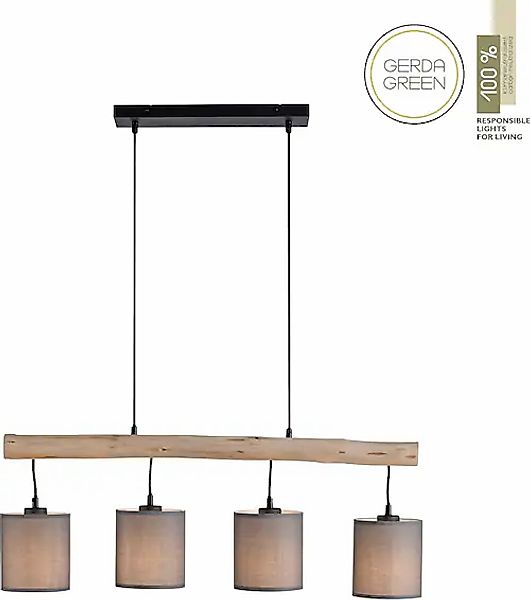 JUST LIGHT Pendelleuchte »GREEN TRIB« E27 1 Stk. günstig online kaufen