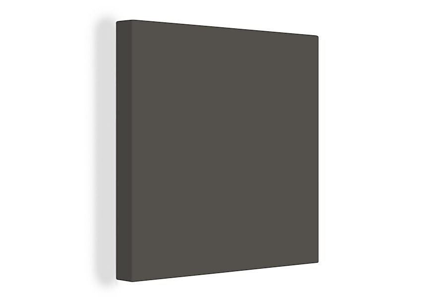 OneMillionCanvasses® Leinwandbild Grau - Farben - Einfarbig, Fotodruck (1 S günstig online kaufen