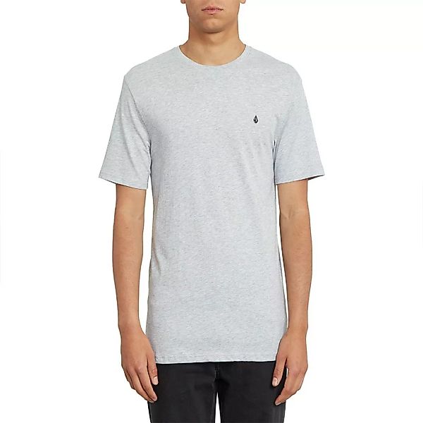 Volcom Stone Blanks Basic Kurzärmeliges T-shirt XS Heather Grey günstig online kaufen
