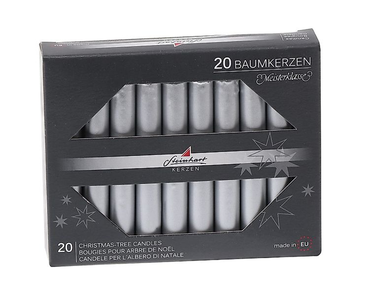Steinhart Kerzen Adventskerze Baumkerzen Edelglanz Silber günstig online kaufen