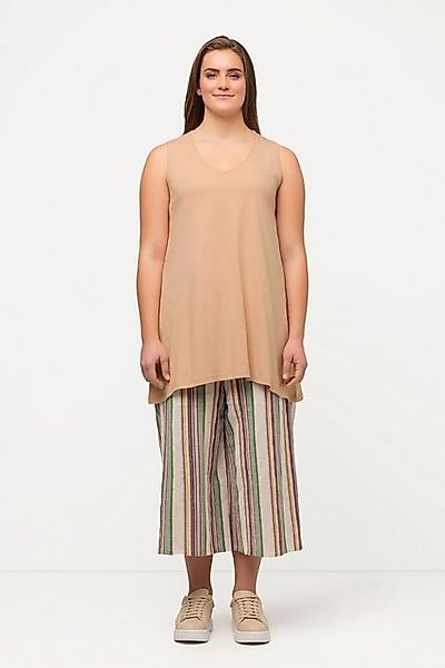 Ulla Popken Longshirt Longtop Naturfärbung A-Linie günstig online kaufen