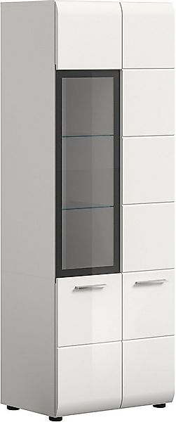 Home affaire Vitrine FLORENZ, Höhe: 160 cm, hochwertige MDF-Front, Glastür, günstig online kaufen