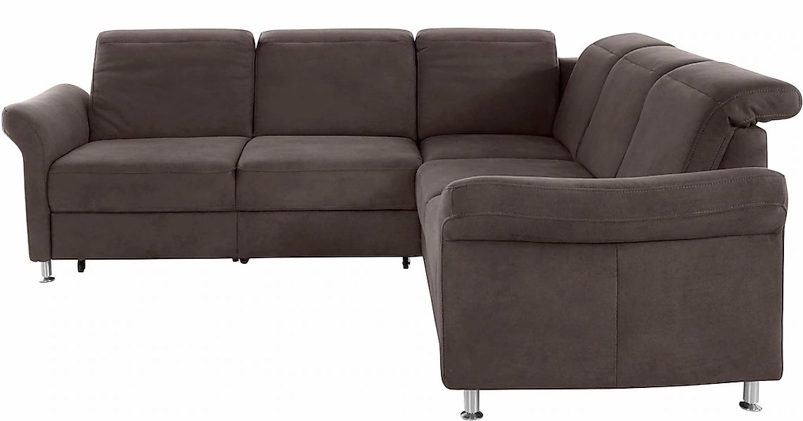 sit&more Ecksofa »Darwin L-Form« inklusive Federkern, wahlweise mit Kopftei günstig online kaufen