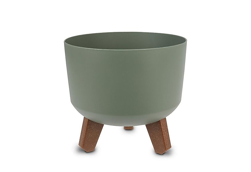 Spetebo Blumentopf auf Füßen (Artikel, 1 St., Pflanztopf in oliv), mit Wass günstig online kaufen