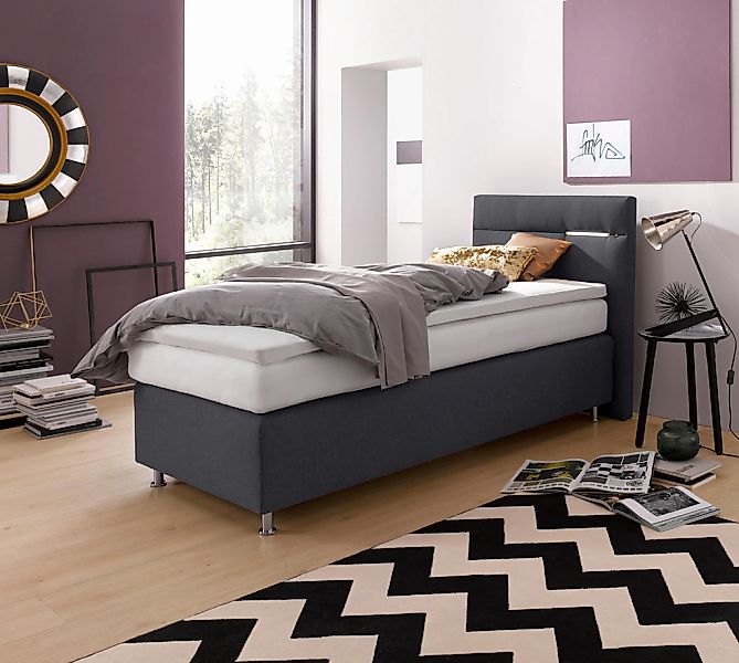 Westfalia Schlafkomfort Boxspringbett mit Knöpfen in Kristalloptik, wahlwei günstig online kaufen