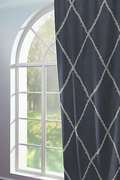 Adam Vorhang "Casket Valdelana" Ösen 1 Stk. tlg. aus 100% Bio-Baumwolle günstig online kaufen