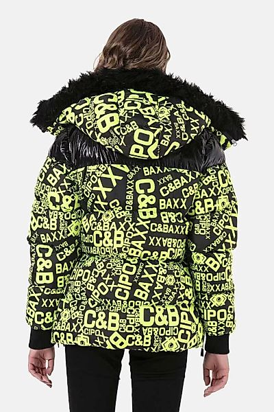 Cipo & Baxx Winterjacke "Jacken", mit Kapuze, mit modischem Allover-Print, günstig online kaufen