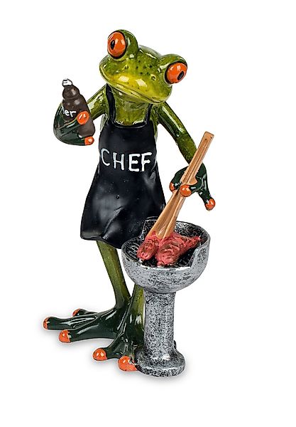 formano Dekofigur Frosch beim Grillen mit günstig online kaufen