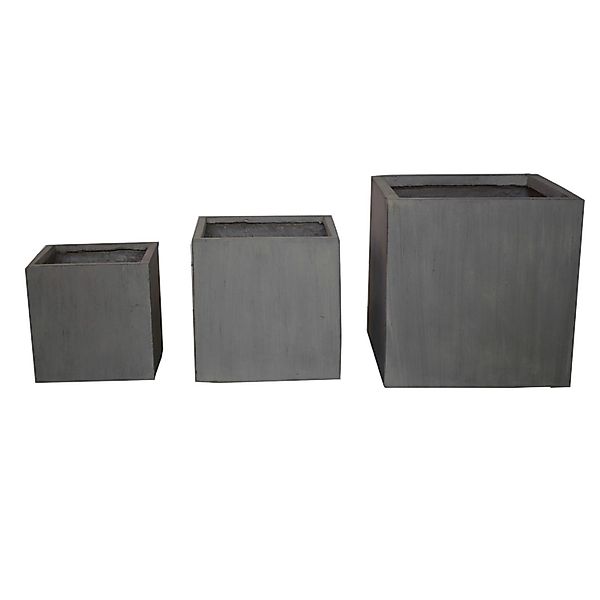 Jet-Line Outdoor Blumenkübel Themse 3er Set Cubes in Betonoptik günstig online kaufen