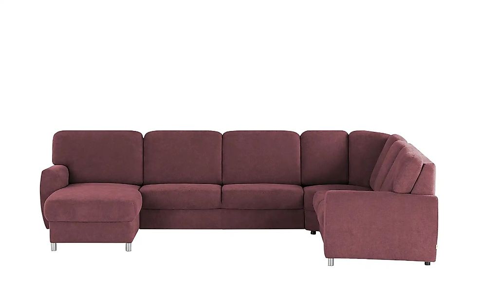 smart Wohnlandschaft  Valencia ¦ rot ¦ Maße (cm): B: 341 Polstermöbel > Sof günstig online kaufen