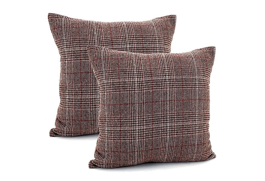 heimtexland Dekokissen 2er Set Kissenhülle Tartan kariert Schottenkaro, ver günstig online kaufen