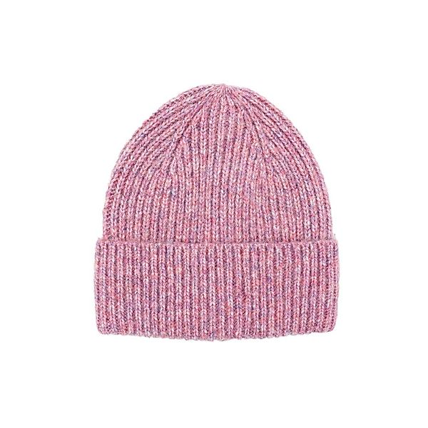CAPO Strickmütze Melange-Optik, Rippenstrick, breiter Umschlag günstig online kaufen