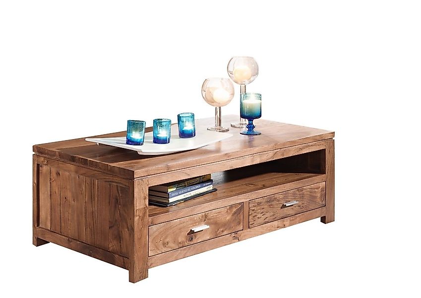 Massivmoebel24 Couchtisch SHAMAN (Massivholz, Massivholztisch), Couchtisch günstig online kaufen