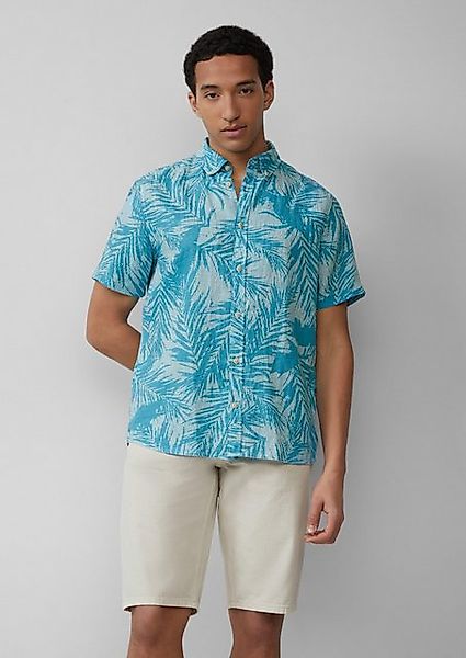 s.Oliver Kurzarmhemd Regular Fit: Gemustertes Kurzarmhemd günstig online kaufen