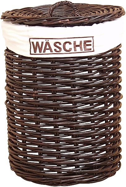 my home Wäschekorb, Rattangeflecht, Höhe 65 günstig online kaufen