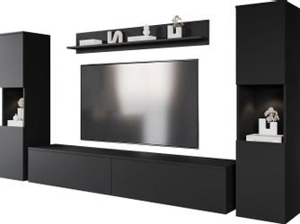 INOSIGN Wohnwand PARIS, Vitrine Türanschlag links/rechts günstig online kaufen