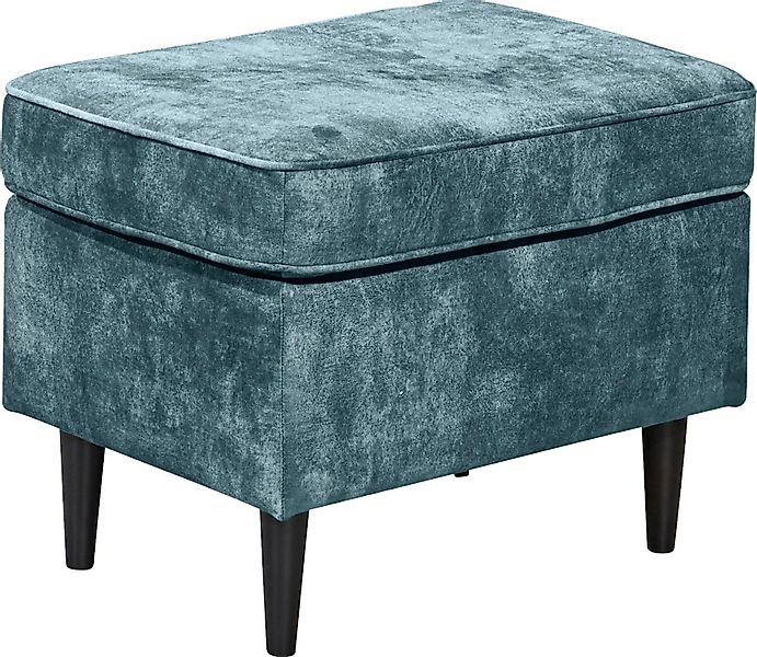ED EXCITING DESIGN Hocker "Oskar", mit Massivholzfüßen günstig online kaufen
