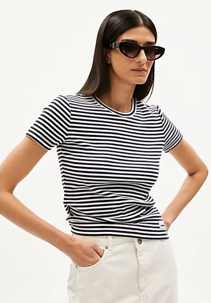 Armedangels T-Shirt KARDAA STRIPES Damen (1-tlg) Ripp-T-Shirt Regular Fit a günstig online kaufen