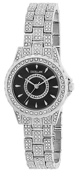 Excellanc Quarzuhr 1800275 Metallarmband, glamouröse, Strass günstig online kaufen