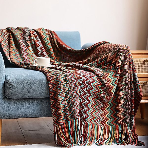 Wohndecke Kuscheldecke Sofadecke Wohndecke Strickdecke Couchdecke, günstig online kaufen