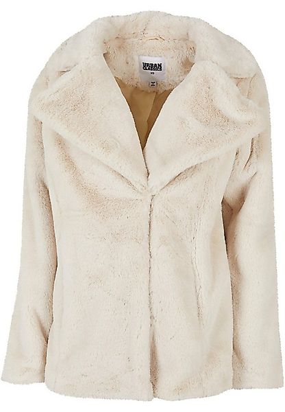 URBAN CLASSICS Winterjacke Urban Classics Damen Ladies Lapel Teddy Jacket ( günstig online kaufen