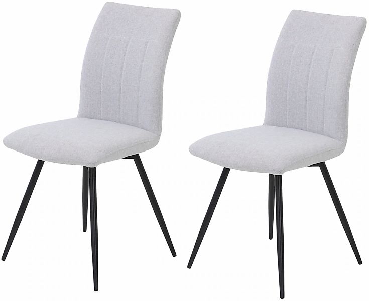 HELA Drehstuhl "Vierfußstuhl RIO", (Set), 2 St., Webstoff, Esszimmerstuhl, günstig online kaufen