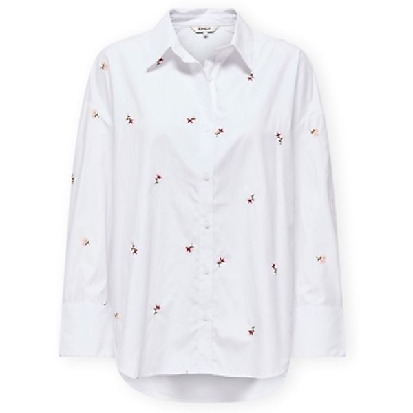 Only  Blusen Oregon Alva Shirt - Bright White/Flower günstig online kaufen