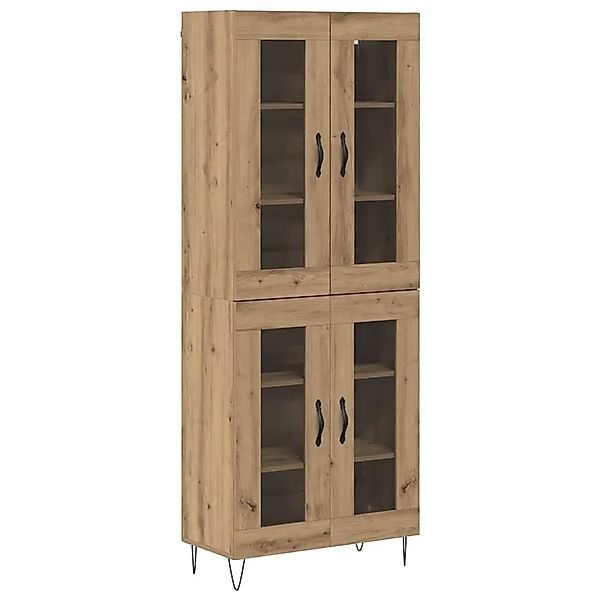 vidaXL Highboard Artisan-Eiche 69,5 x 34 x 180 cm Holzwerkstoff 3403175 günstig online kaufen