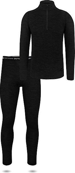 normani Thermounterhemd Herren Merino Langarmshirt und Hose 100 % Merinowol günstig online kaufen