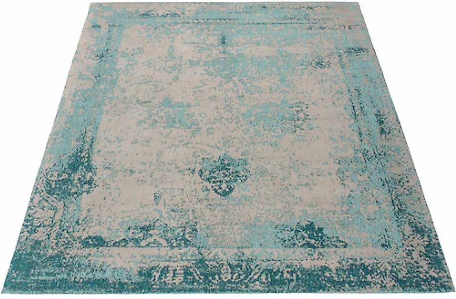 my home Teppich »Bosco«, rechteckig, 10 mm Höhe, Vintage Design, Wohnzimmer günstig online kaufen