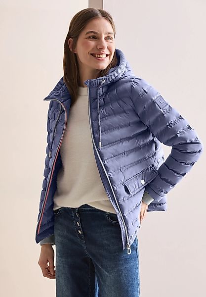 Cecil Steppjacke, mit Kapuze, mit Kapuze mit Tunnelzugband günstig online kaufen