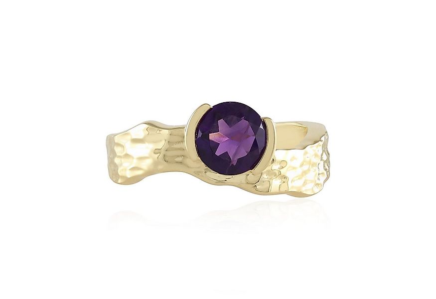 Cavill Solitärring Cavill Ring 1,07 ct Amethyst, vergoldet 925 Silber, lila günstig online kaufen