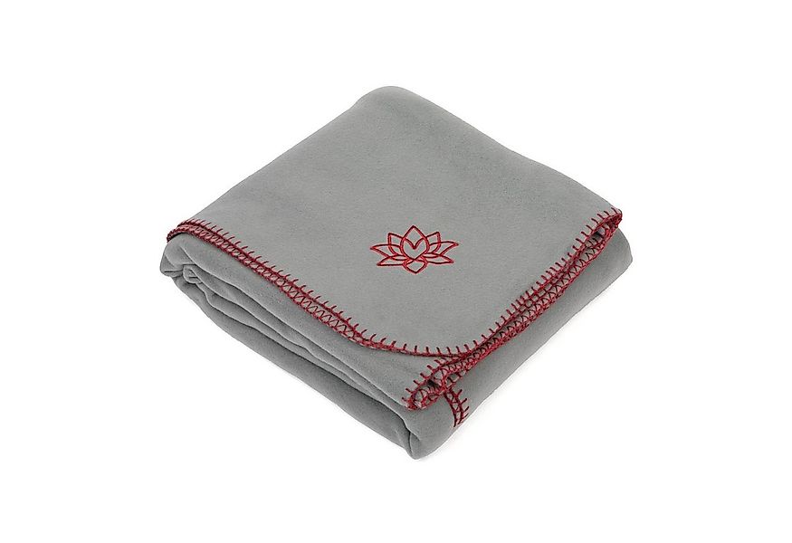 Wohndecke Yogadecke ASANA BLANKET grau/aubergine, bodhi günstig online kaufen