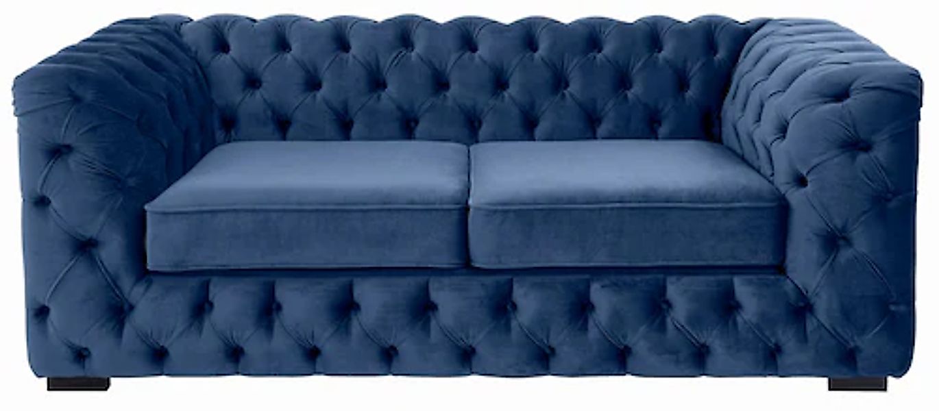 Home affaire Chesterfield-Sofa »Kalina«, mit klassischer Chesterfield-Knopf günstig online kaufen