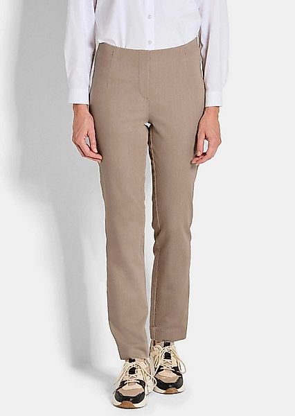 GOLDNER Stoffhose Jerseyhose mit Schlupfbund Stoffhose mit Reißverschluss-O günstig online kaufen