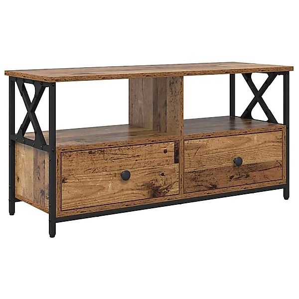 vidaXL TV-Schrank Altholz 90 x 33 x 45 cm Ingenieure Holz und Stahl 881301 günstig online kaufen