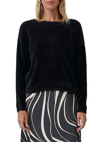 s.Oliver BLACK LABEL Strickpullover flauschig, mit U-Boot-Ausschnitt günstig online kaufen