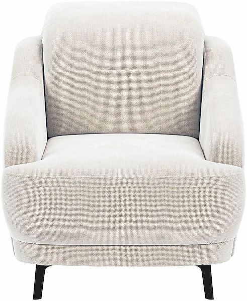 sit&more Sessel »Blues«, (1 St.), mit Metallfüßen, schwarz-matt günstig online kaufen