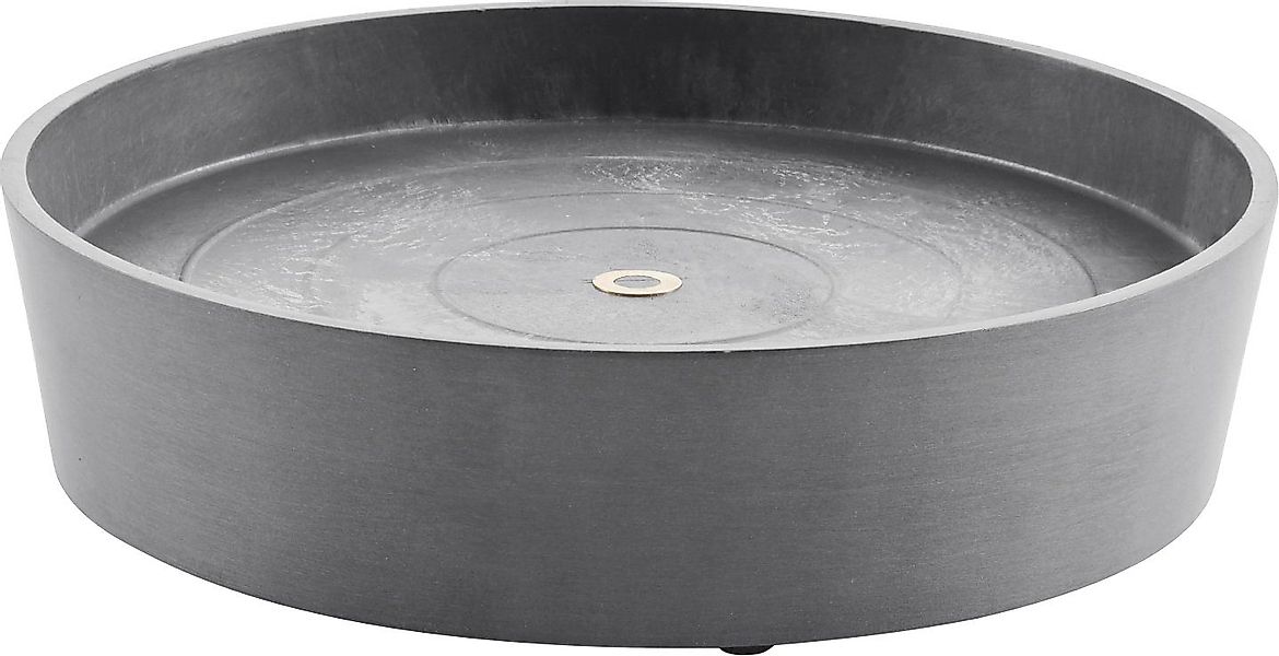ECOPOTS Blumentopfuntersetzer SAUCER WHEELS Grey, BxTxH: günstig online kaufen