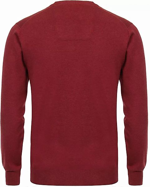 Casa Moda Pullover V-Ausschnitt Bordeaux - Größe XXL günstig online kaufen