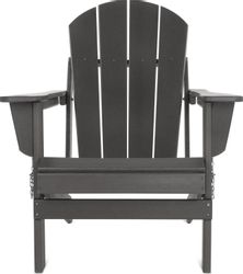 Aspero Gartenstuhl Gartenstuhl Adirondack mit Fußstütze, günstig online kaufen