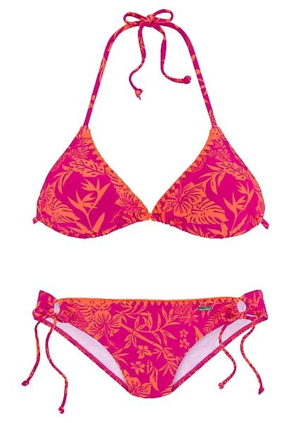 Venice Beach Triangel-Bikini "Kensi" mit kontrastfarbener Häkelkante günstig online kaufen