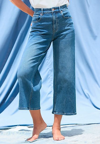 LASCANA 7/8-Jeans, aus Baumwoll-Denim, Straight-Leg günstig online kaufen