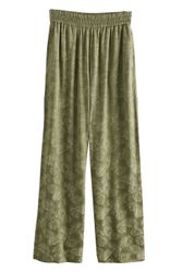 Next Palazzohose Satin-Jacquardhose mit weitem Beinschnitt günstig online kaufen