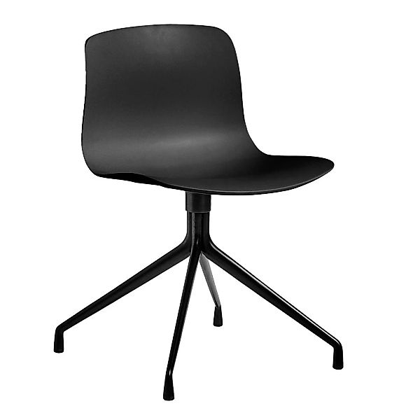 HAY - About a Chair AAC 10 Drehstuhl Gestell schwarz - schwarz/Sitzschale P günstig online kaufen