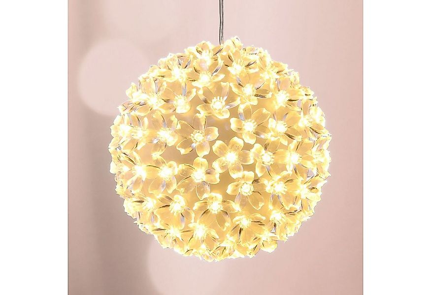 Spetebo LED Dekolicht Lichterkugel mit 100 warmweißen LED - Ø 15 cm, 2, LED günstig online kaufen