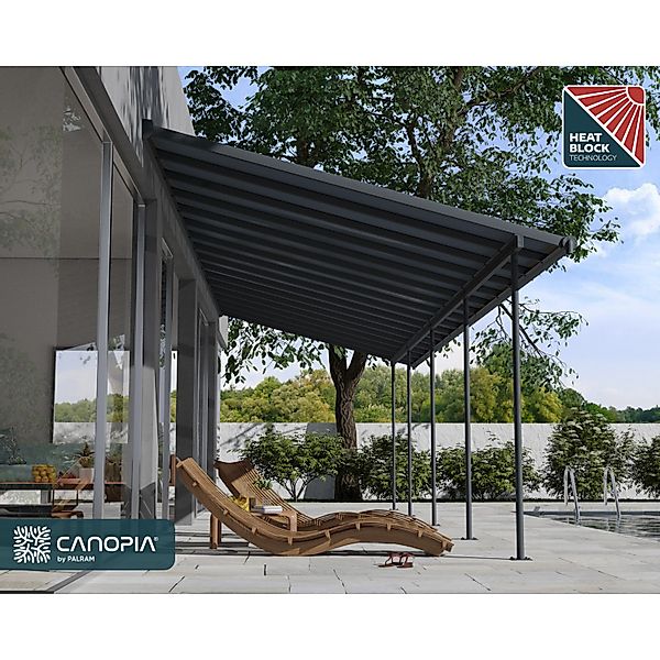 Palram - Canopia Terrassendach "mit pulverbeschichtetem Aluminiumrahmen", e günstig online kaufen