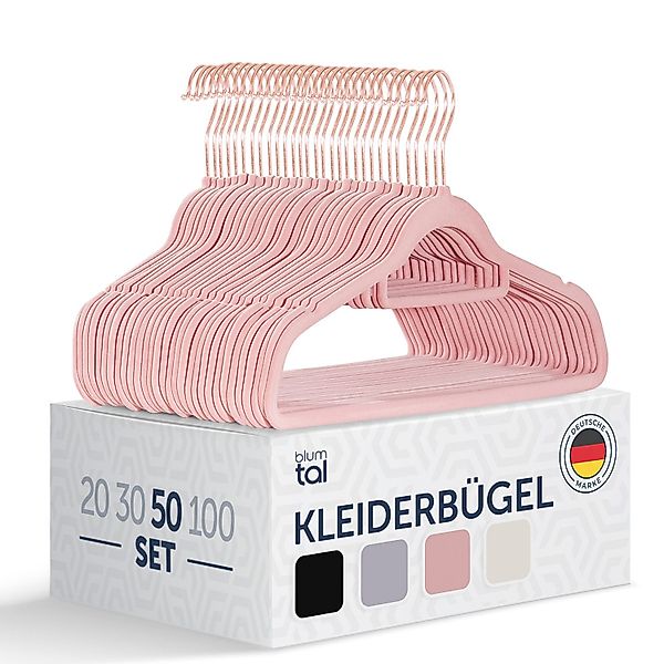 Blumtal Kleiderbügel Rutschfest - Samtoptik - günstig online kaufen